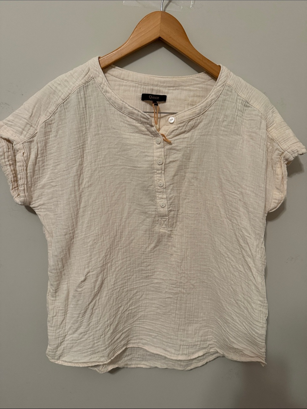 Quince Gauzy Short sleeve Top